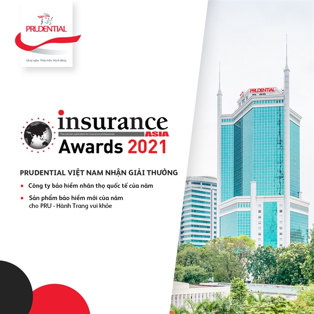 Prudential Vietnam wins International Life Insurer of the Year at Insurance Asia Awards 2021